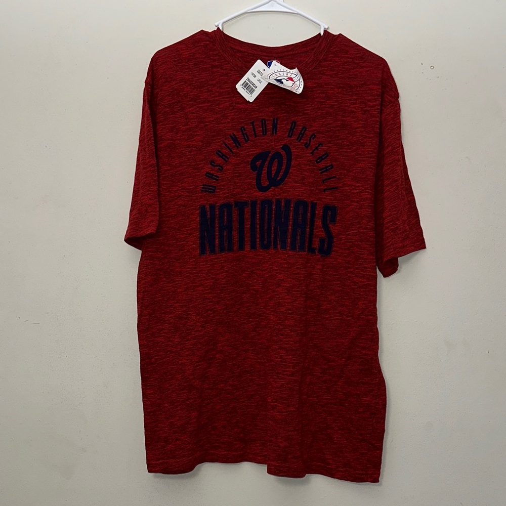 Genuine Merchandise Red Washington Nationals Tee